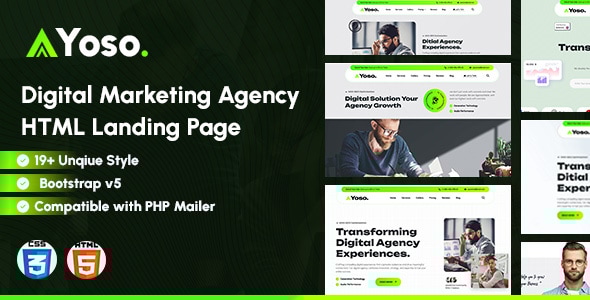 Barsa - Digital Startup Agency HTML Landing Page
