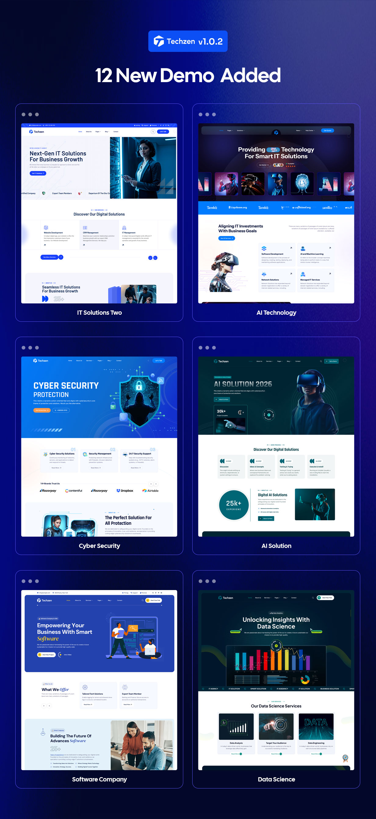 Techzen – IT Solutions & Technology WordPress Theme - 2
