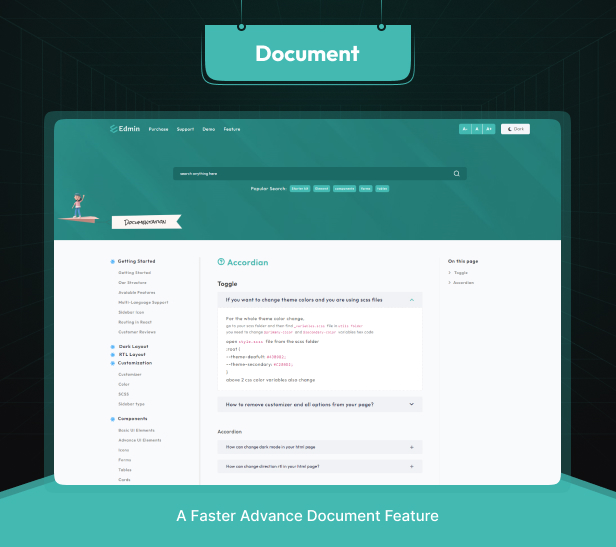 Edmin Admin Dashboard theme