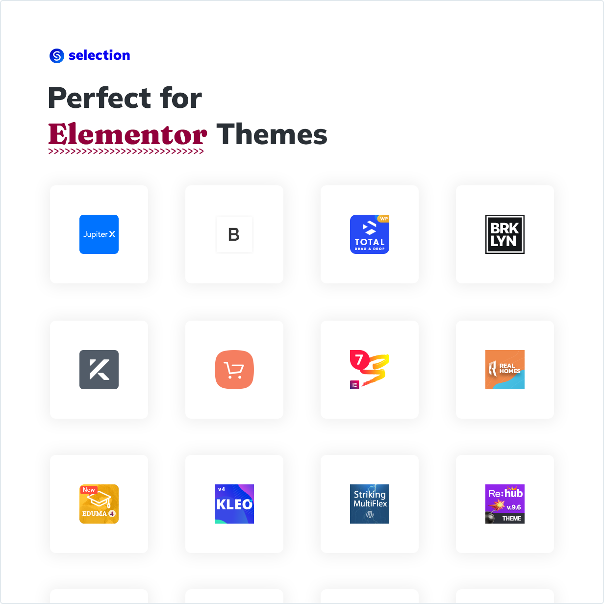 Perfect for Elementor Themes