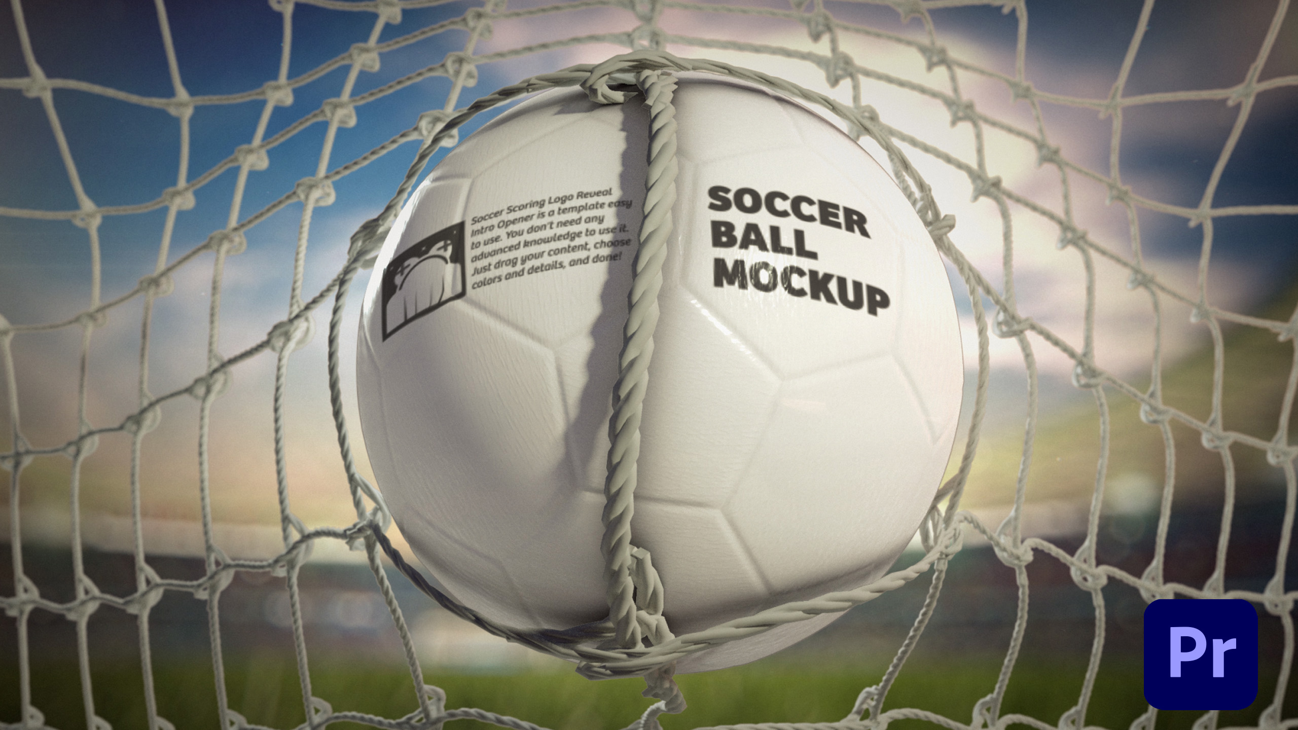 Soccer Scoring Logo Reveal Intro Opener Frontal Premiere - 1