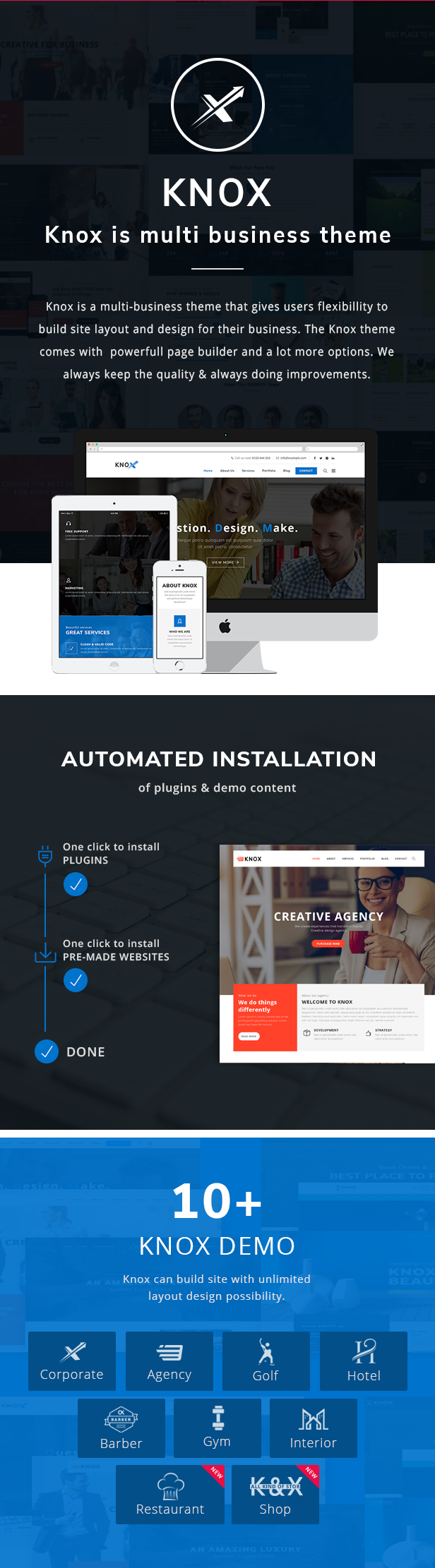 Thème WordPress Knox