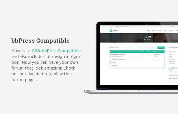 Howes WordPress Theme