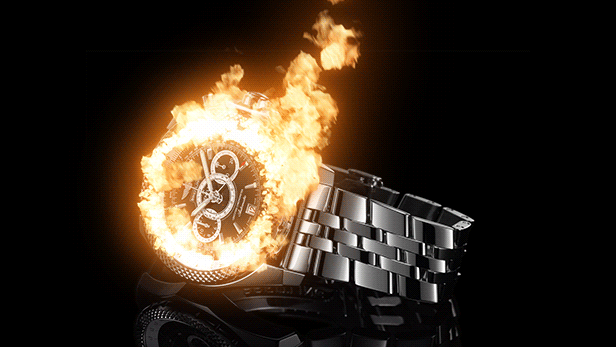 GIF Animated Fire 2 Photoshop effect action