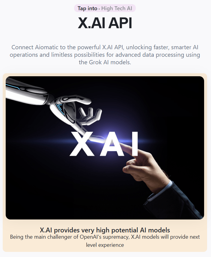 xai integration