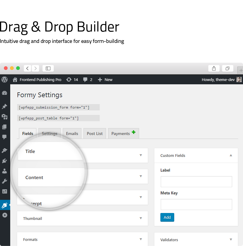 Frontend Publishing Pro - WordPress User Submission Plugin - 9