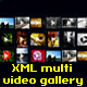 Dynamic multi xml video gallery