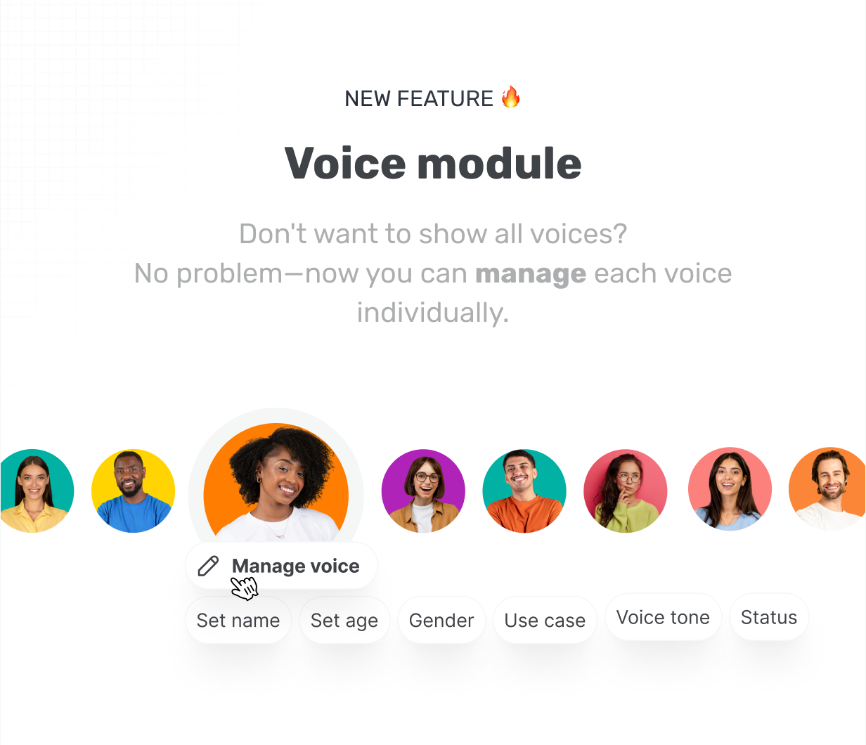 Don't want to show all voices? No problem, now you can manage each voice individually. @heyaikeedo [HASH=13823]#aikeedo[/HASH]'t want to show all voices? No problem, now you can manage each voice individually. @heyaikeedo [HASH=13823]#aikeedo[/HASH]