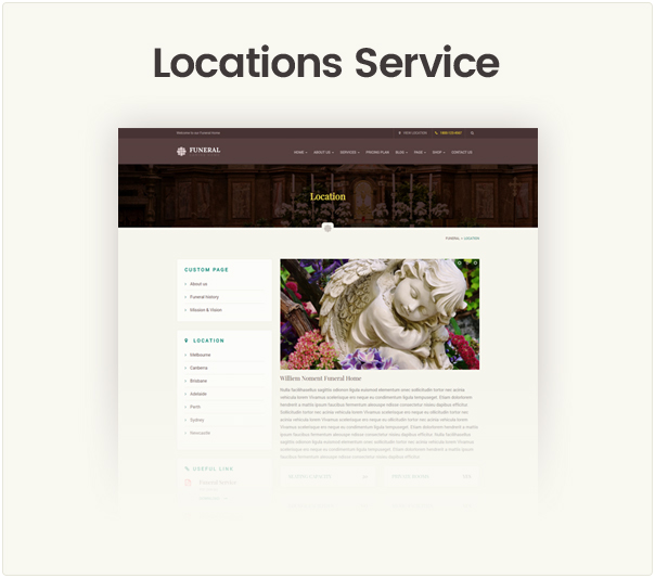 Funeral Service Responsive WordPress Theme