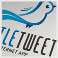 Little Tweet App Software Logo Template