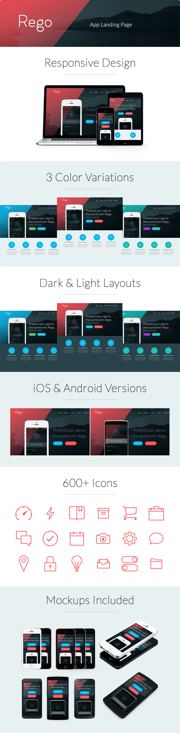 Rego - App Landing Page - 1