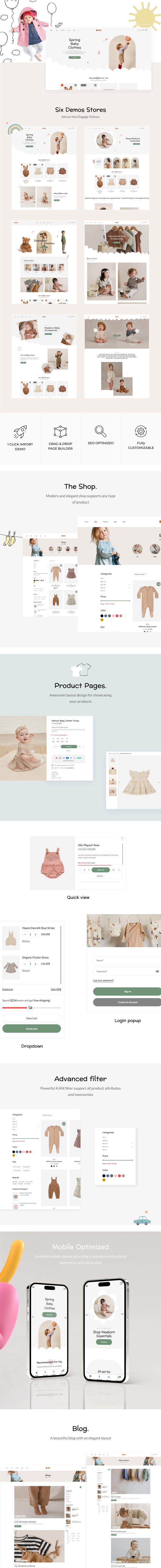 Buny – Kids Store and Baby Shop WordPress Theme - 1