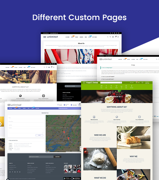 Infinit - Shopify Custom Pages