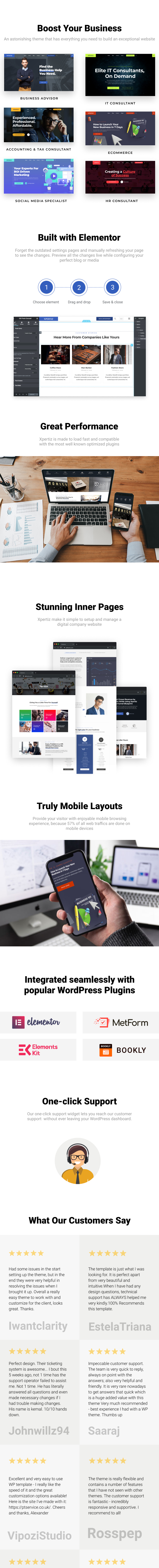 Xpertiz - WordPress Theme For Advisors And Experts - 1