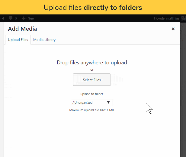 upload files directly