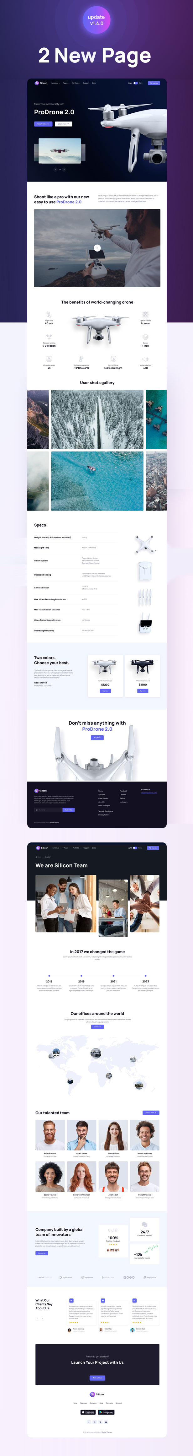 Silicon - Multipurpose Technology WordPress Theme - 1