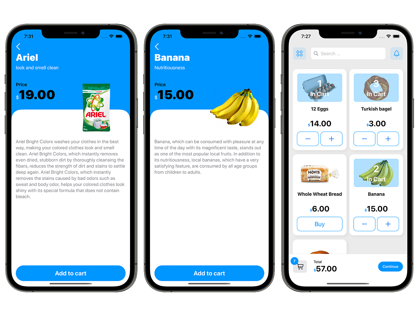 SwiftUI Grocery App | Woocommerce Full iOS Application - 5