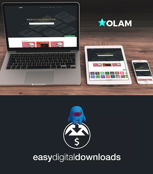 EDD wordpress chủ đề với khả năng tương thích Easy Digital Downloads