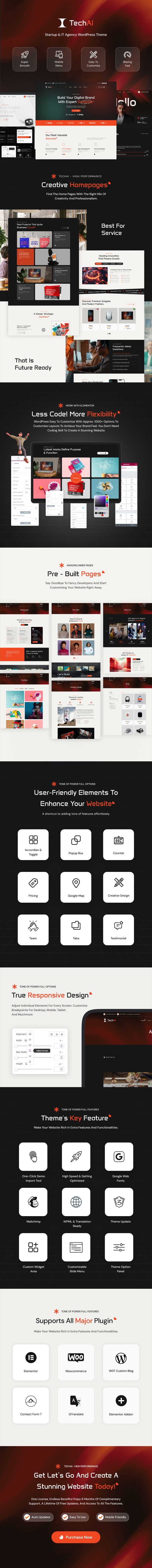 Tech Ai - Startup & IT Agency WordPress Theme - 1