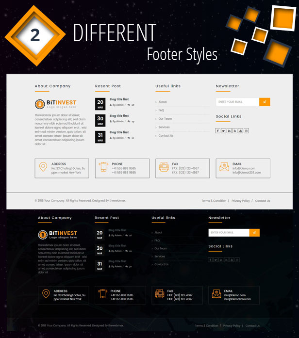 Bitinvest - Bitcoin Crypto Currency Template - 4
