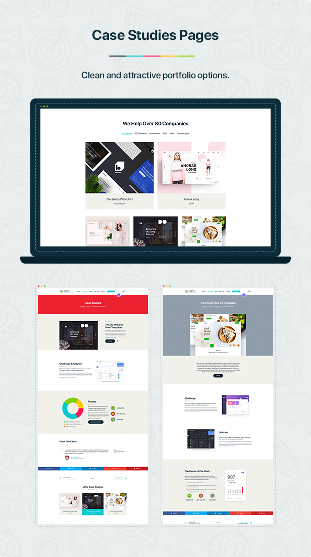 Case Studies Pages