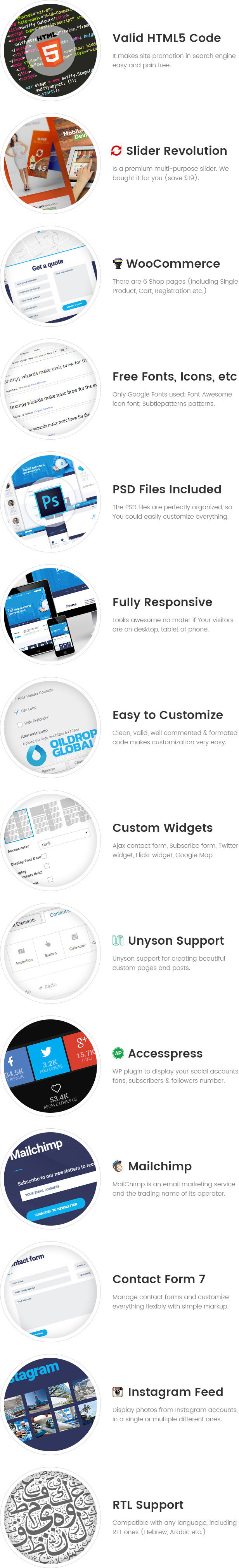 OilDrop - oil and gas industrial WordPress theme