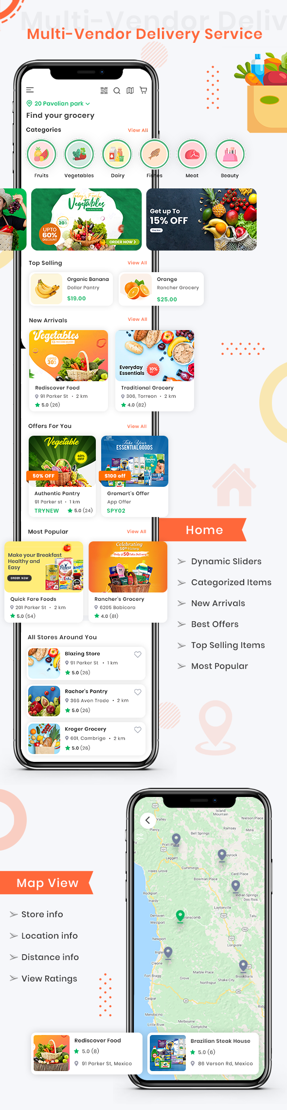 eMart | Multivendor Food, eCommerce, Parcel, Taxi booking, Car Rental App with Admin and Website - 18