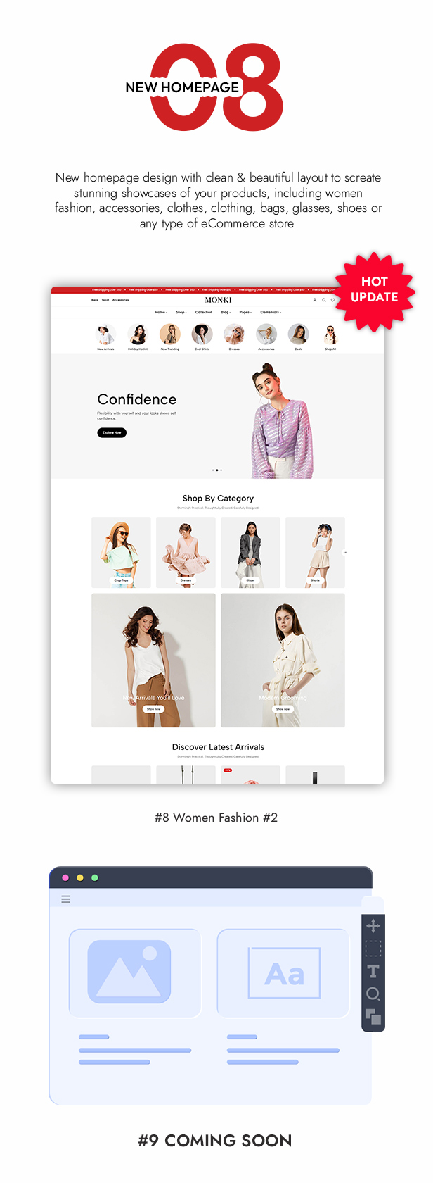 Monki - Elementor Fashion WooCommerce WordPress Theme - 1