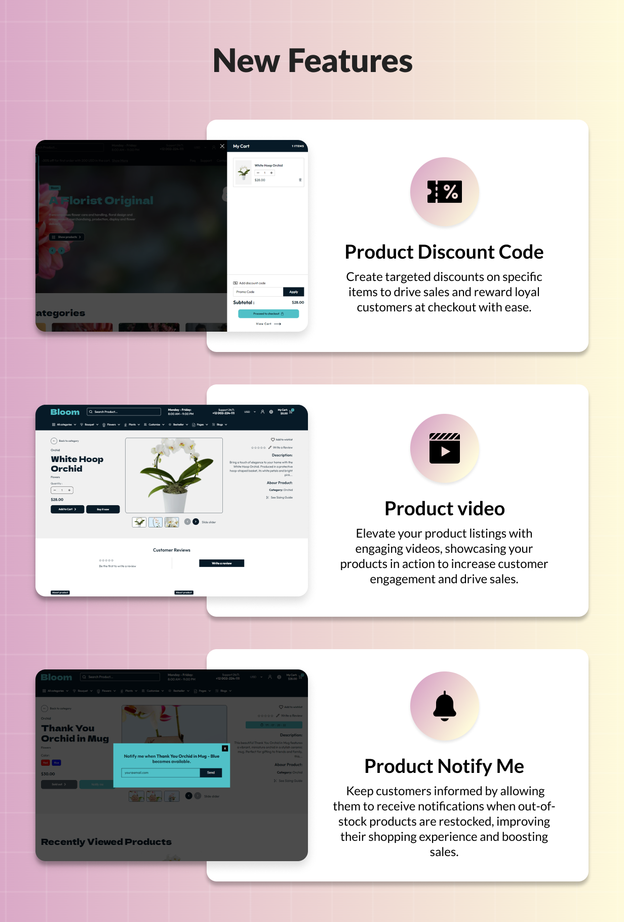 Bloom - Flower Store eCommerce Shopify 2.0 Theme - 12