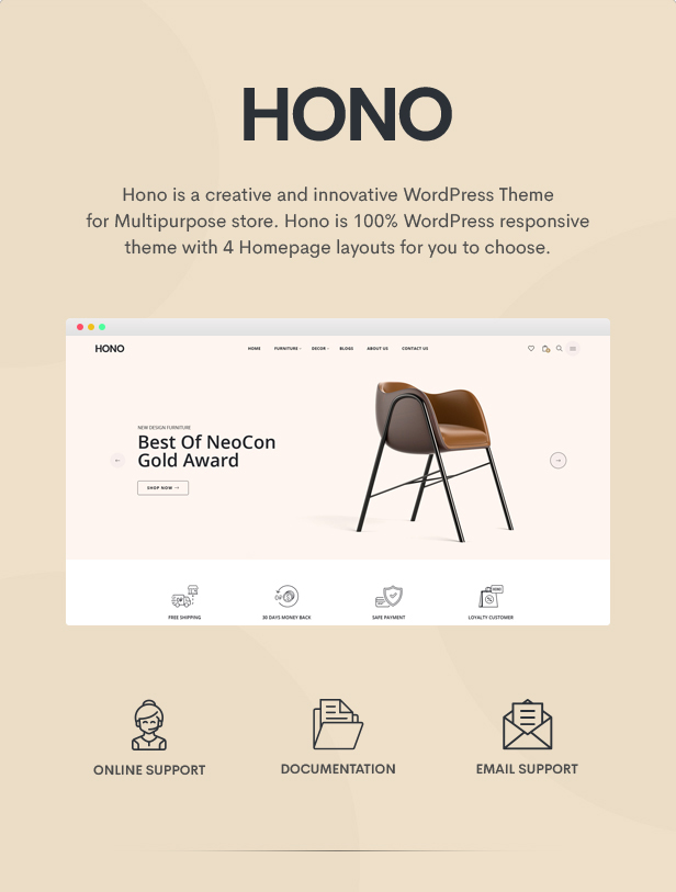 Hono - Multipurpose WooCommerce WordPress Theme