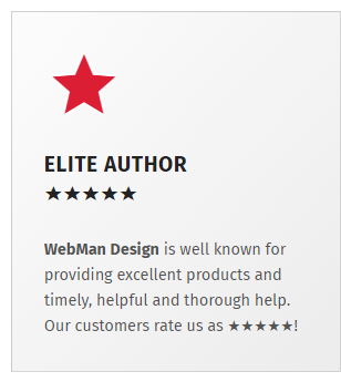 From 5-stars WordPress theme author