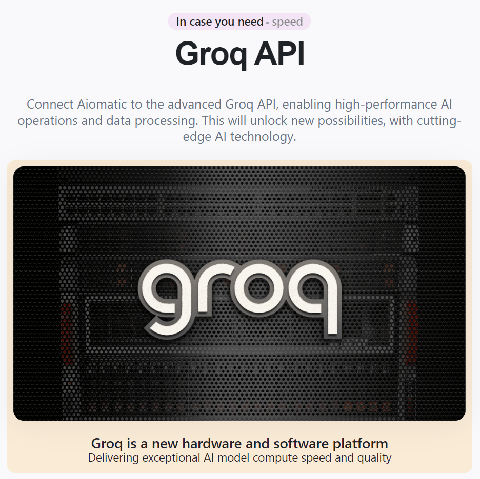 Groq API