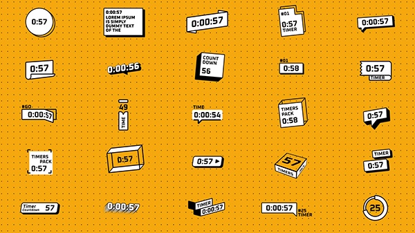 TI01 | Countdown Timers Pop Style
