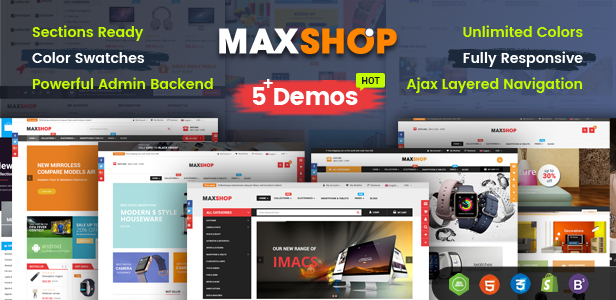 Maxshop - Responsive & Multi-Purpose eCommerce HTML Template - 2