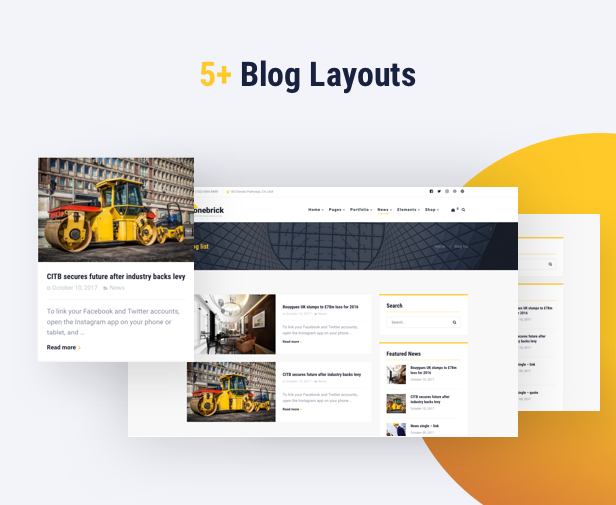 Conebrick - A Masterly HTML Template for Construction - 2