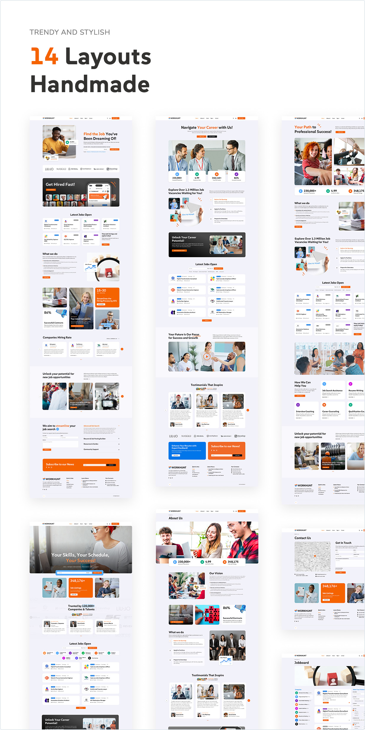 14 Layouts Handmade