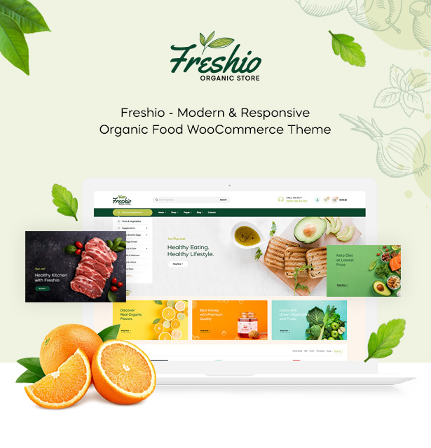 Freshio - Organic & Food Store WordPress Theme by pavothemes | ThemeForest
