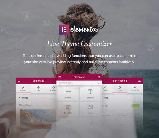  Build WordPress Wedding Theme Perfectly With Elementor Page Builder