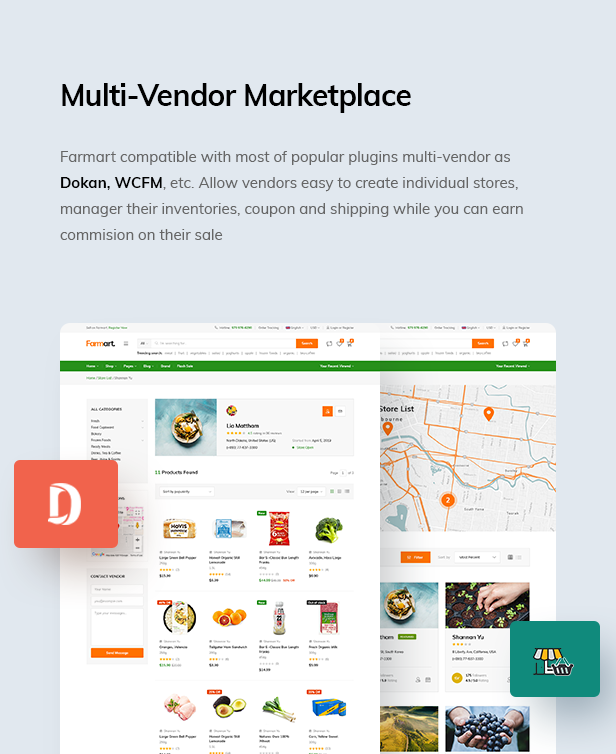 Farmart - Organic & Grocery Marketplace WordPress Theme - 3