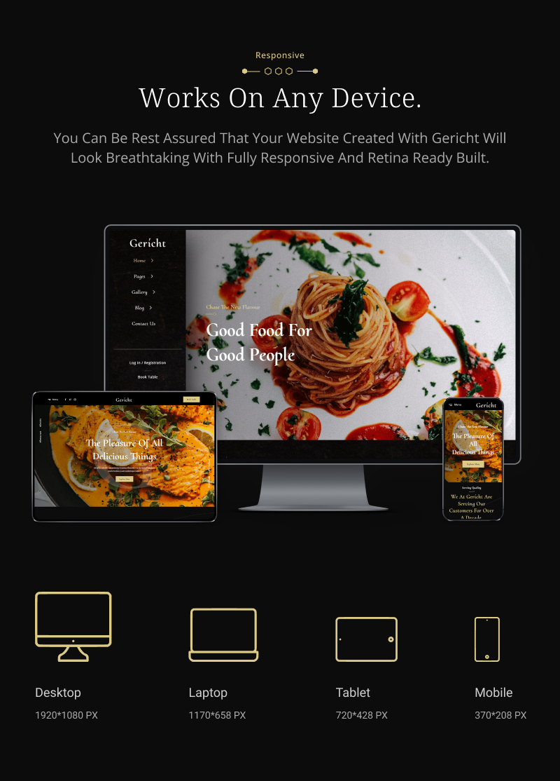 Gericht - Restaurant WordPress Theme - 17