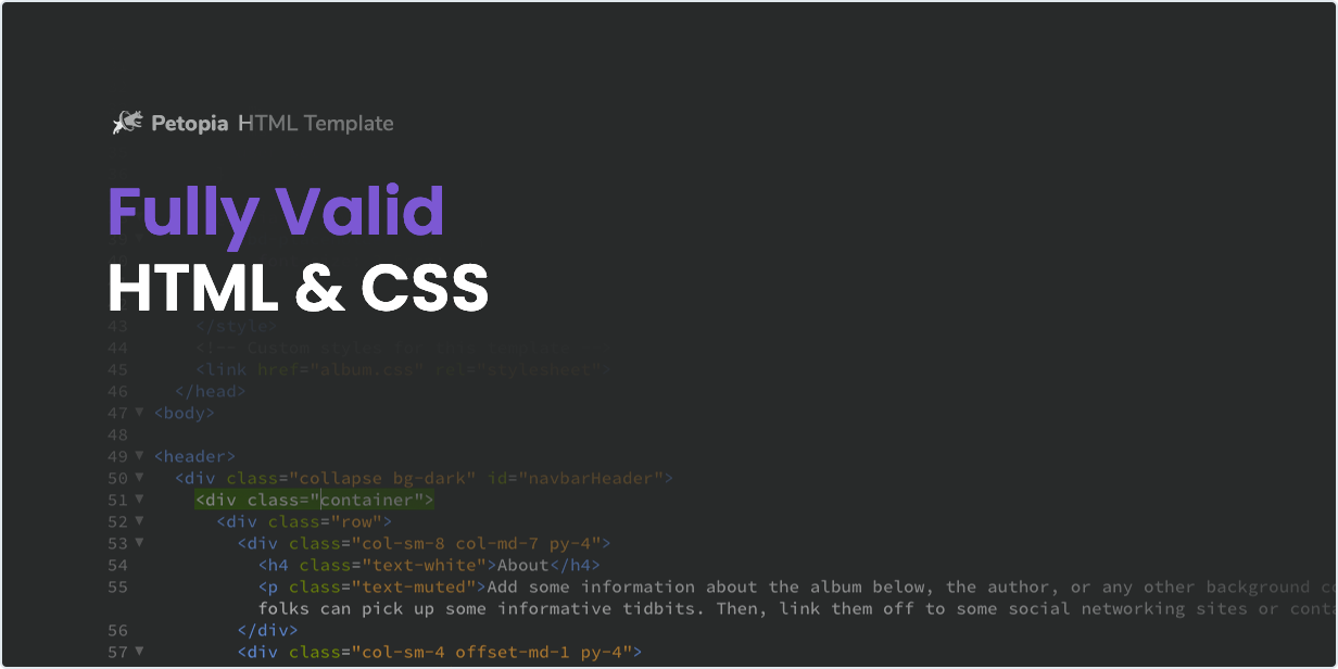 Fully Valid HTML and CSS