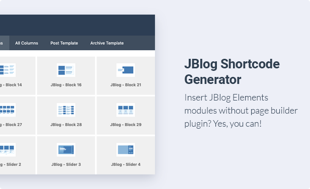 JBlog Elements - Magazine & Blog Add Ons for Elementor & WPBakery Page Builder - 4