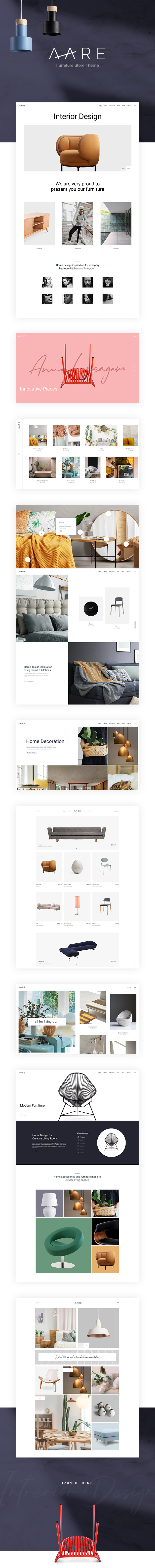 Aare - Furniture Store WordPress Theme - 1