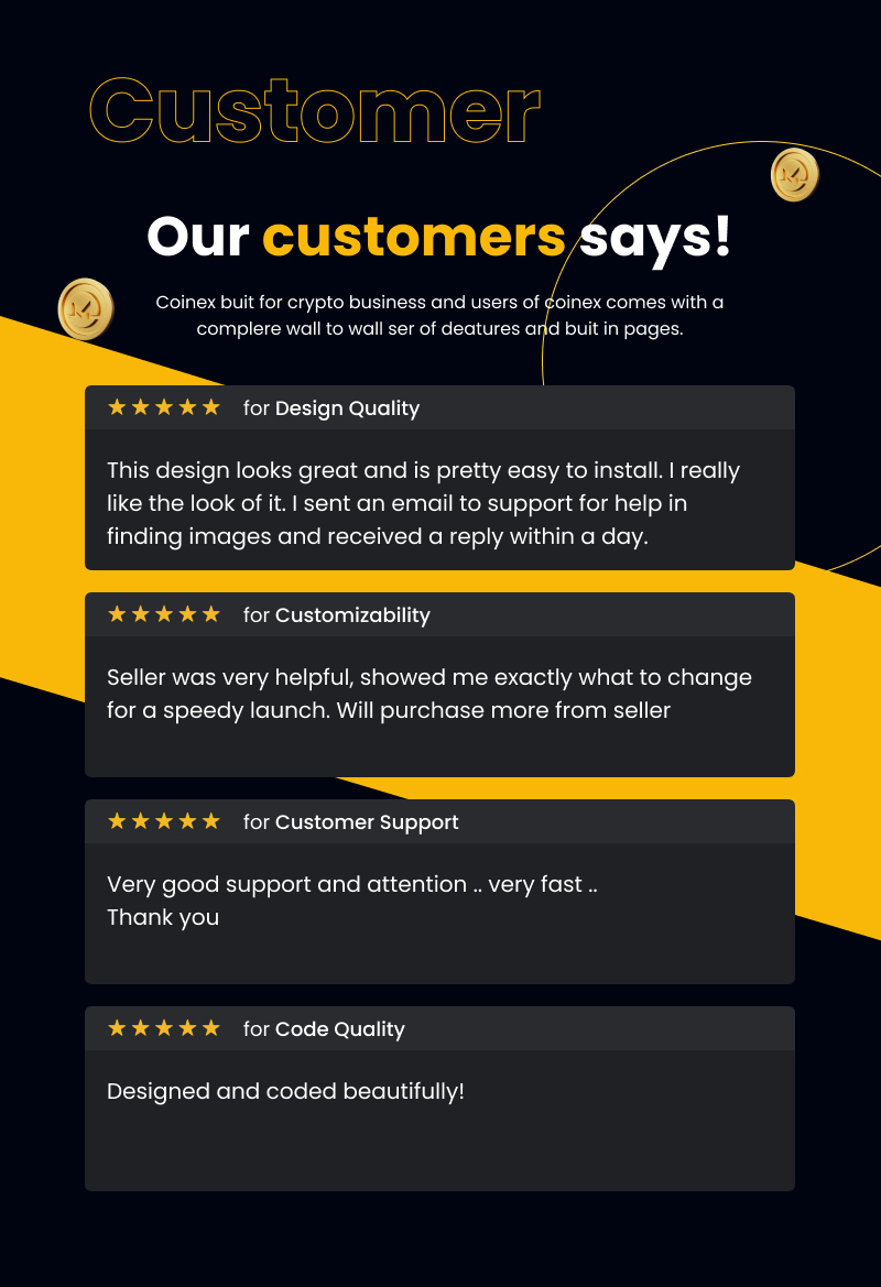 COINEX - Crypto Currency Admin Dashboard Template - 22