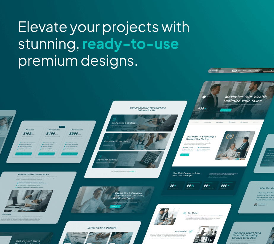Fountax – Tax Advisor & Financial Consulting FSE WordPress Theme - 5
