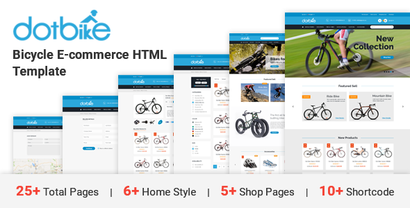DotBike - Bicycle e-commerce HTML Template