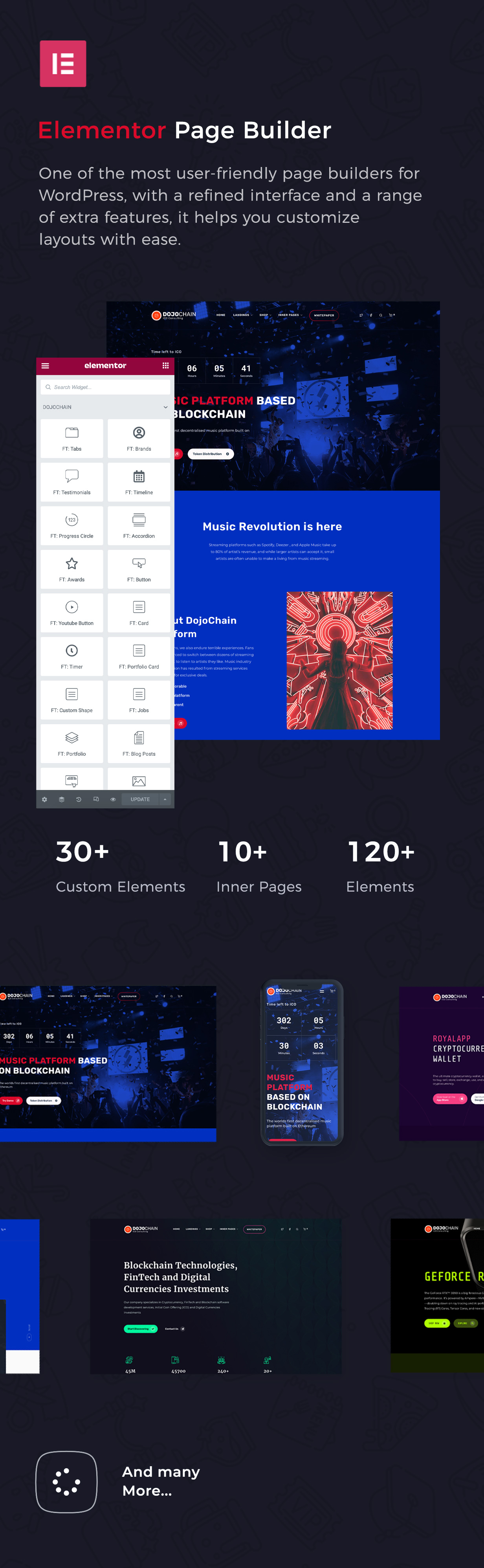 DojoRoyal - Cryptocurrency Consulting WordPress Theme