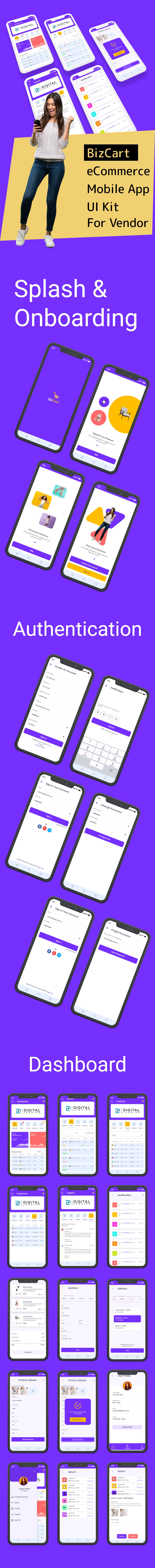 BizCart - eCommerce Mobile App UI Kit - 3