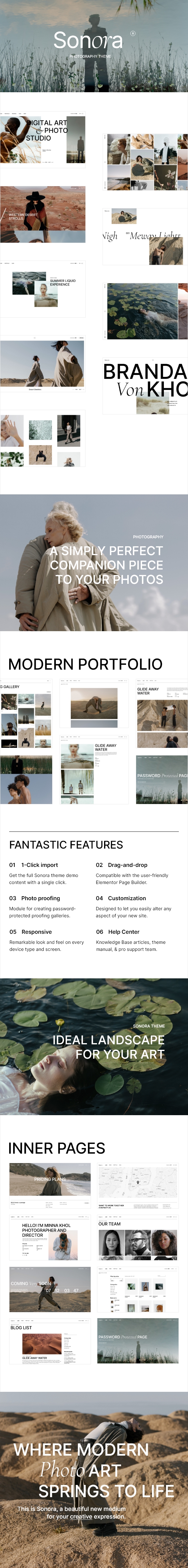 Sonora - Photography WordPress Theme - 2