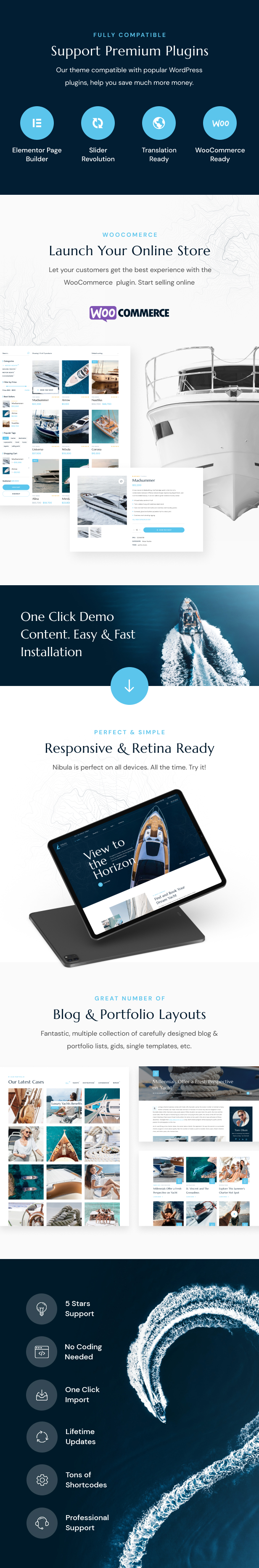 Nibula - Boat & Yacht WordPress Theme - 2